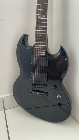 Guitarra ltd viper all black extra oportunidade