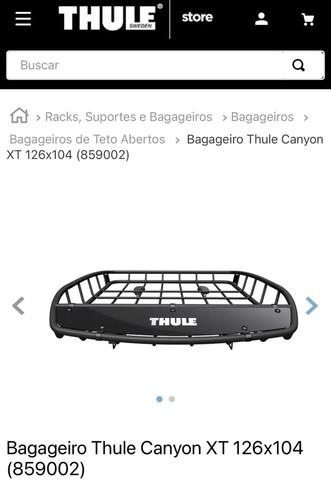 Bagageiro thule completo / seminovo