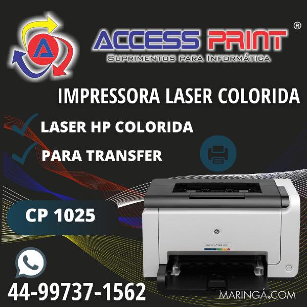 impressora laser colorida hp cp1025 (transfer) 1 ano de