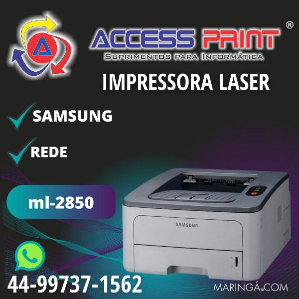 impressora laser samsung rede ml-2850 1 ano de garantia