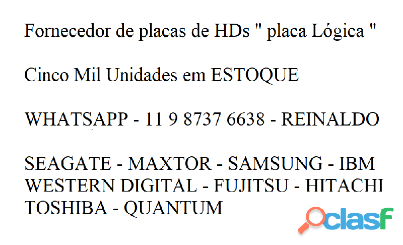 Vendo Placa HD 500 Gb St3500418as   Fw: Cc38   Cod. 3342b 3