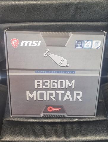 Msi mortar b360m 8° 9° geração na caixa zero