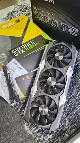 Placa de vídeo zotac geforce® gtx 1080 ti amp extreme 11gb