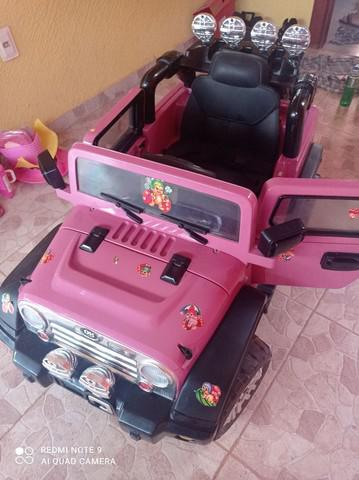 Carro Infantil Motorizado Rosa