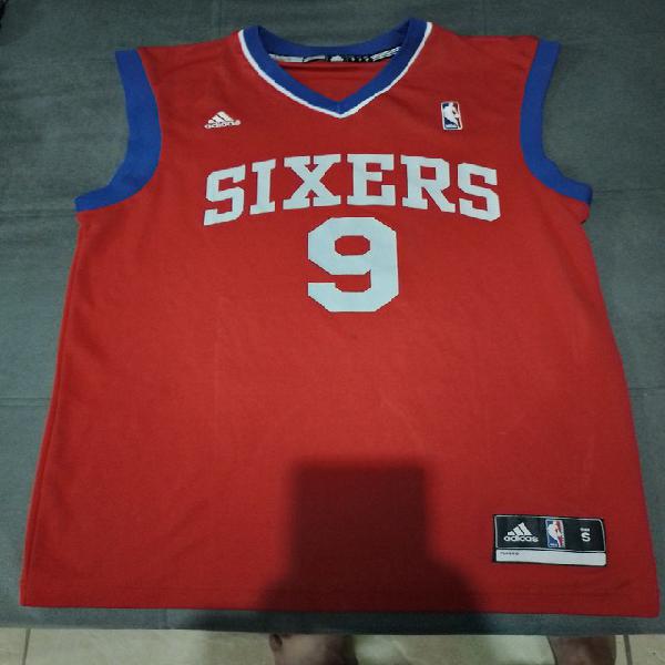 Regata sixers nba tamanho p.top original.