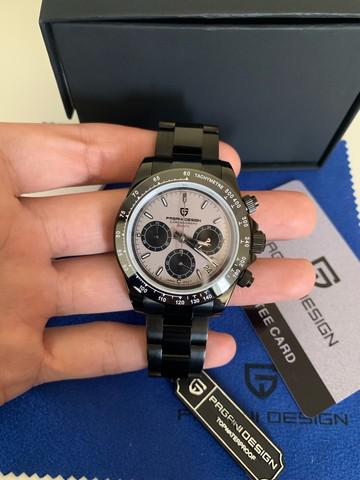 Relógio pagani design daytona cronograph black