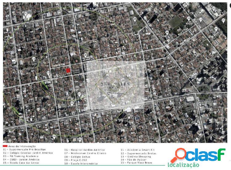 Área com melhor localização do bairro - setor Jardim America