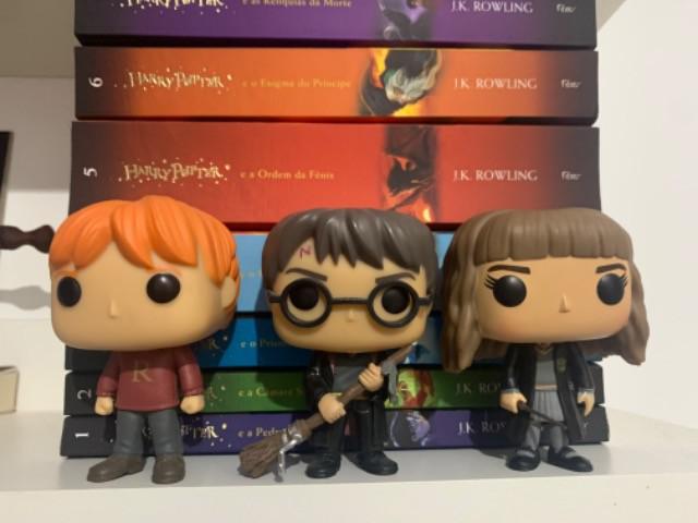 Harry potter funko + livros