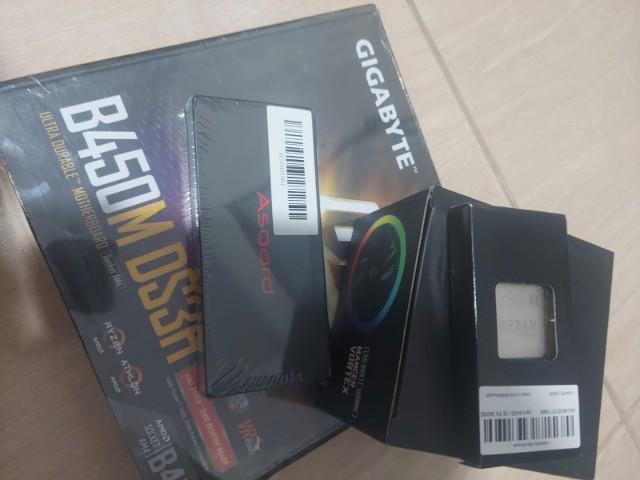 Kit ryzen 5 5600g 8gb ou 16gb memorias ddr 3200 mhs rgb novo