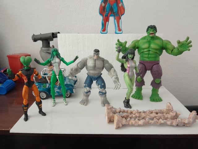 Coleção Hulk Marvel legends. Leiam Descrição!