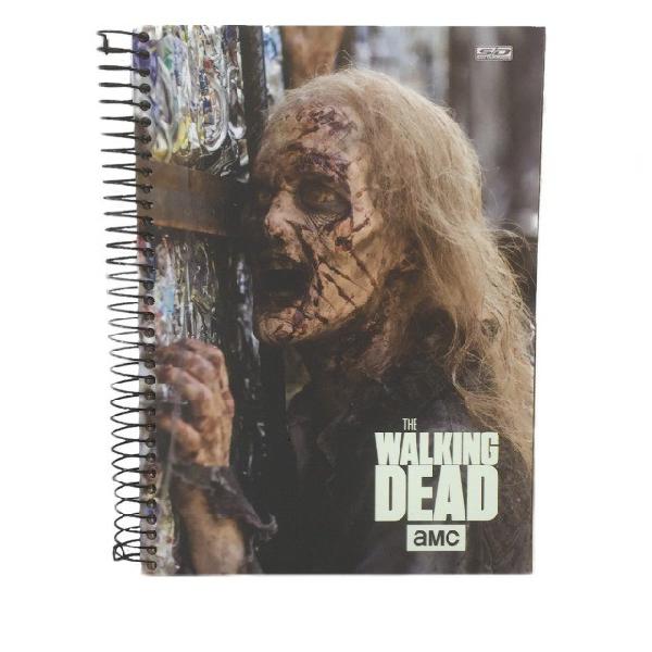 Caderno masculino e feminino the walking dead 10 matérias