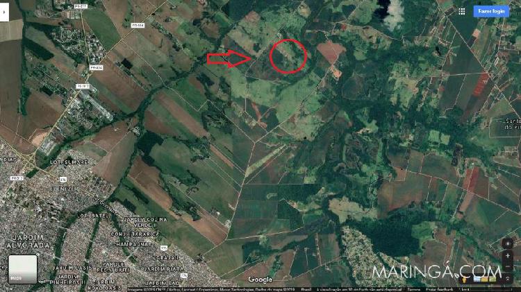 Lote de 2 hectares em maringá - r$ 450 mil