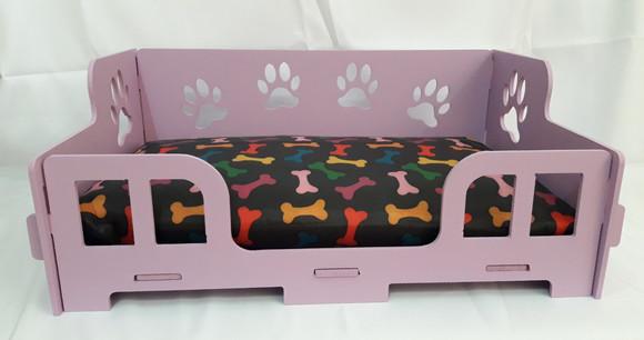 Cama caminha sofá casa para pet, cachorro, gato, em mdf m