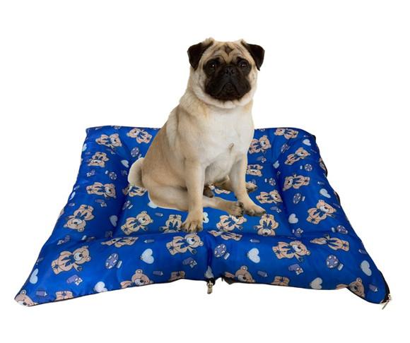 Cama Para Cachorro - Azul - Tamanho P - Cama Pet 39x47 Cm no