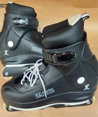 Patins Street Traxart Black Soul 43/44 Seminovo (usado 3x)