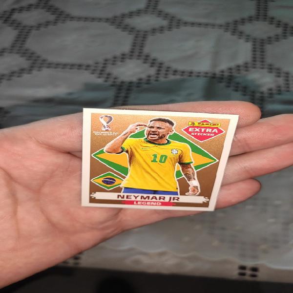 TIREI UM NEYMAR DOURADO! FIGURINHAS DA COPA 2022 [GOLD NEYMAR STICKER] 