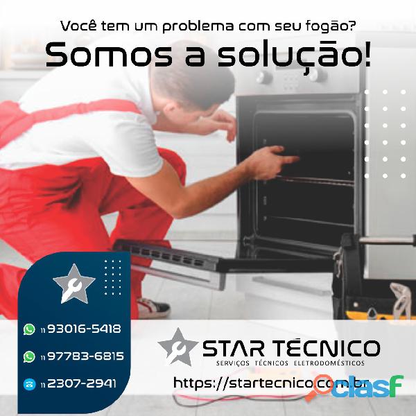 Consertos técnicos para fogão, forno e cooktop