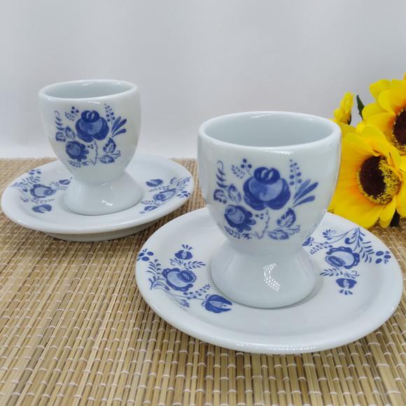 Conjunto porta ovo com pires no elo7 | porcelanas cores de