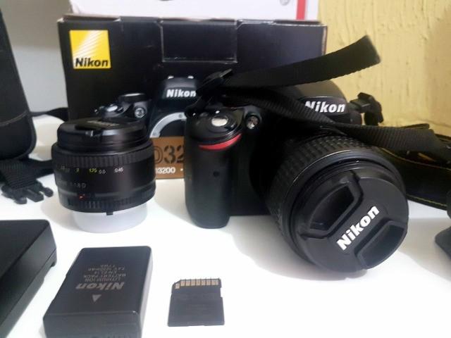 Nikon D3200 18-55mm + Lente 50 Mm + Flash Speedlite