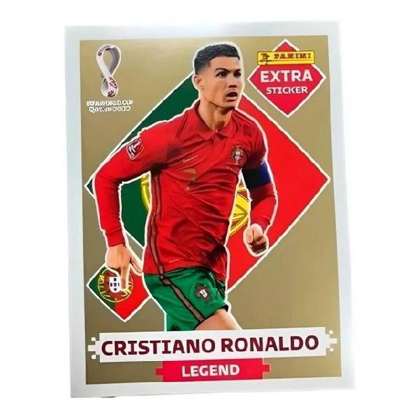 Figurinha cristiano ronaldo extra bronze legend