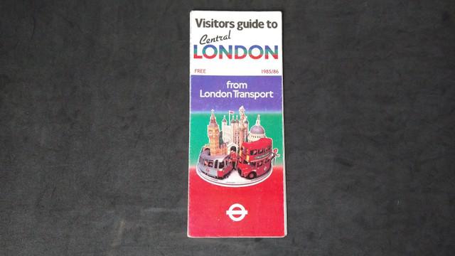 Guia de visitas de londres (ano 85/86 - raridade)