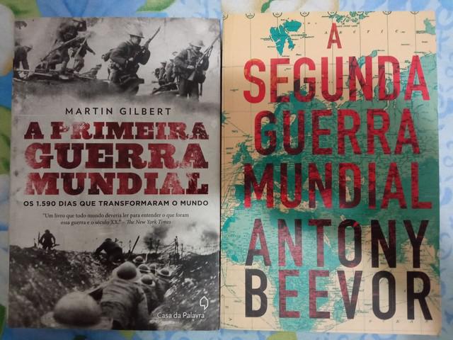 Livros a primeira guerra mundial + a segunda guerra mundial