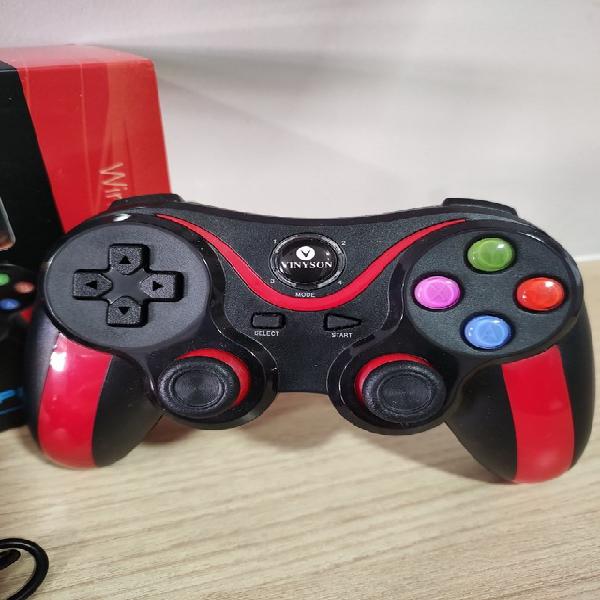 Controle gamepad bluetooth vinyson