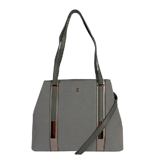 Bolsa Ombro Suede Trapézio LE Postiche (preto, Un) Le