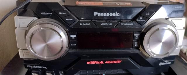 Mini system panasonic akx 700, usado por dois anos,