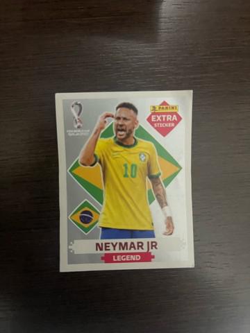 Figurinha neymar legend silver