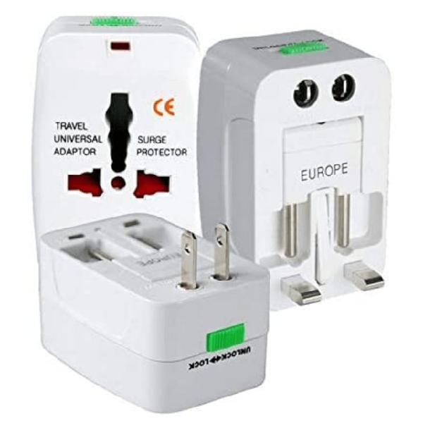 Adaptador tomada universal uk europa asia brasil australia