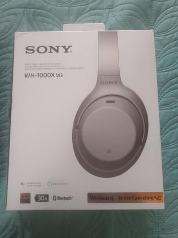 Fone de ouvido cancelamento ruído sony wh-1000xm3