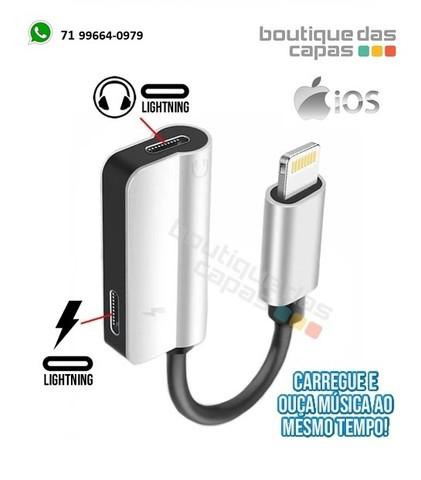 Adaptadorl ightning para fone e carregador sx-zj4 iphone 8