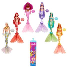 Boneca barbie mattel color reveal sereia arco-íris - hdn68