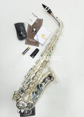 Sax alto eagle sax510s profissional novo