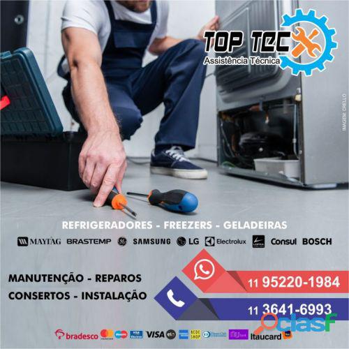 Reparos técnicos para refrigeradores duplex