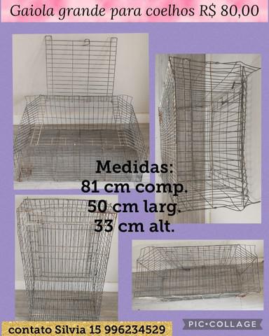 Gaiola grande para coelhos