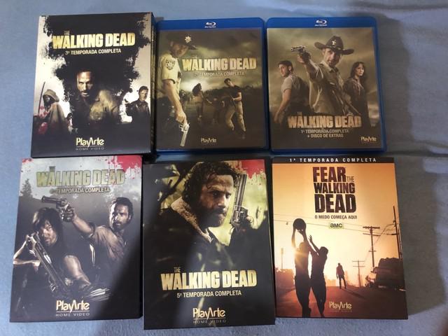 Série the walking dead blu ray original temporadas