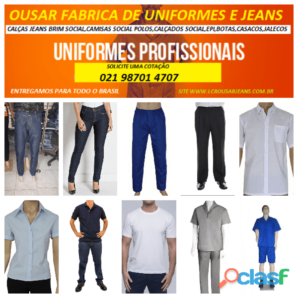 Uniformes Profissionais rj