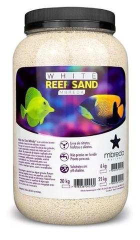 Substrato areia marinho white sand mbreda