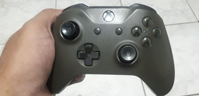 Controles xbox one s verde edição battlefield 1