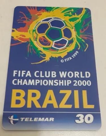 Cartão Telefônico Fifa Mundial Clubes 2000 Vasco