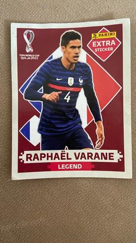 Figurinha Bordo Legend Raphael Varane