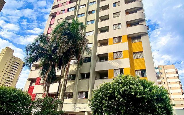 Apartamento mobiliado pronto para morar no centro rua Santos