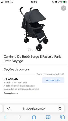 Carrinho impecável