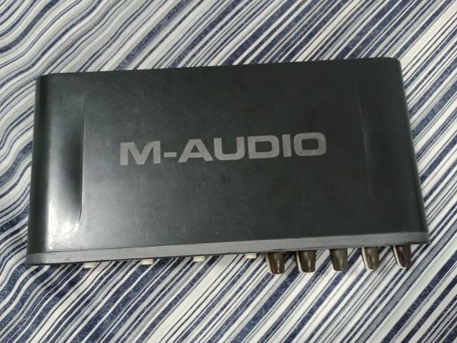 Interface audio m-audio fast track ultra - fotos reais!