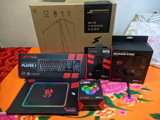 Kit gamer + cadeira gamer + monitor 144hz