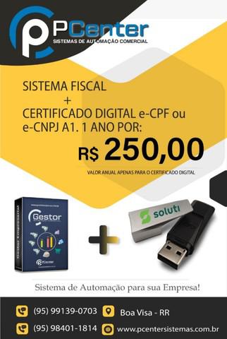 Sistema comercial + certificado digital