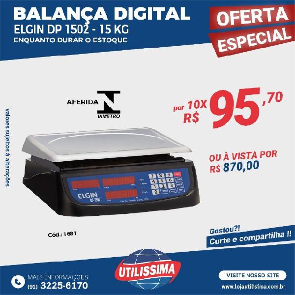 Balança Elgin dp1502 15kg - Frete Grátis -