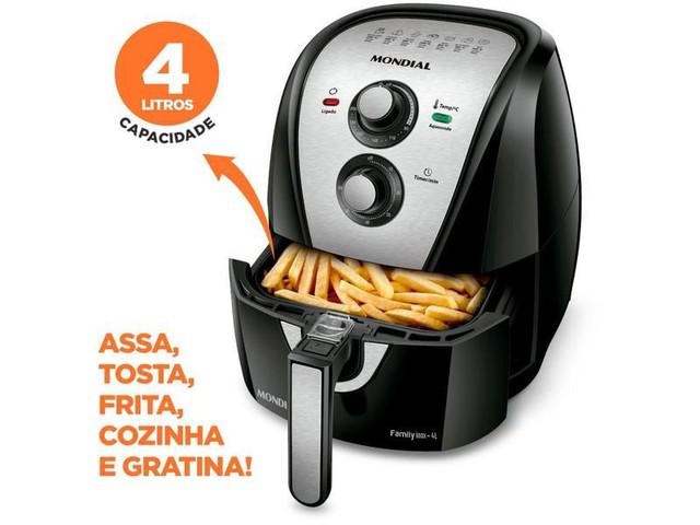 Fritadeira elétrica sem óleo/air fryer mondial